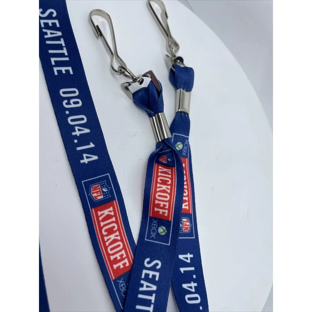 OFFICIAL‎ NFL Kickoff 09/04/2014 Seattle Washington Lanyard Name Tag Holder